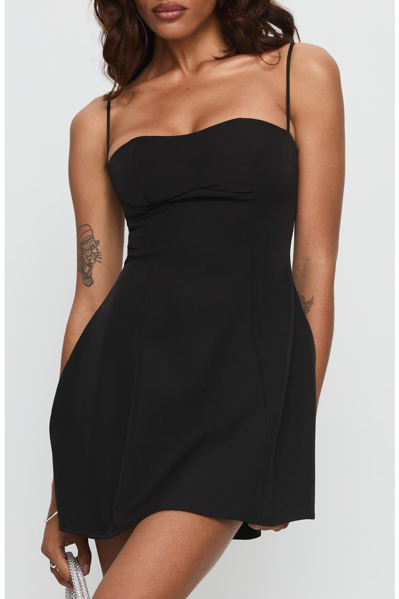 Easy to Love Minidress, Main, color, BLACK