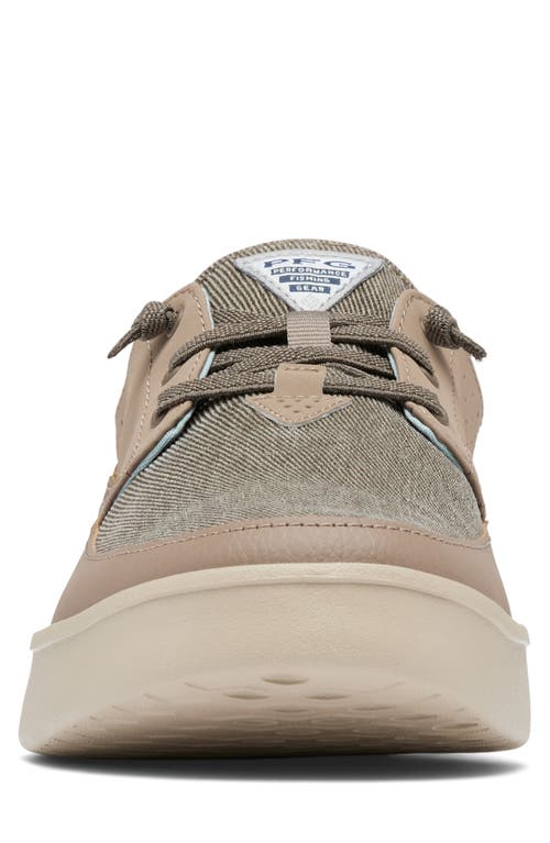 Columbia Pfg Boatside™ Relaxed Slip-on Sneaker In Wet Sand/crushed Blue
