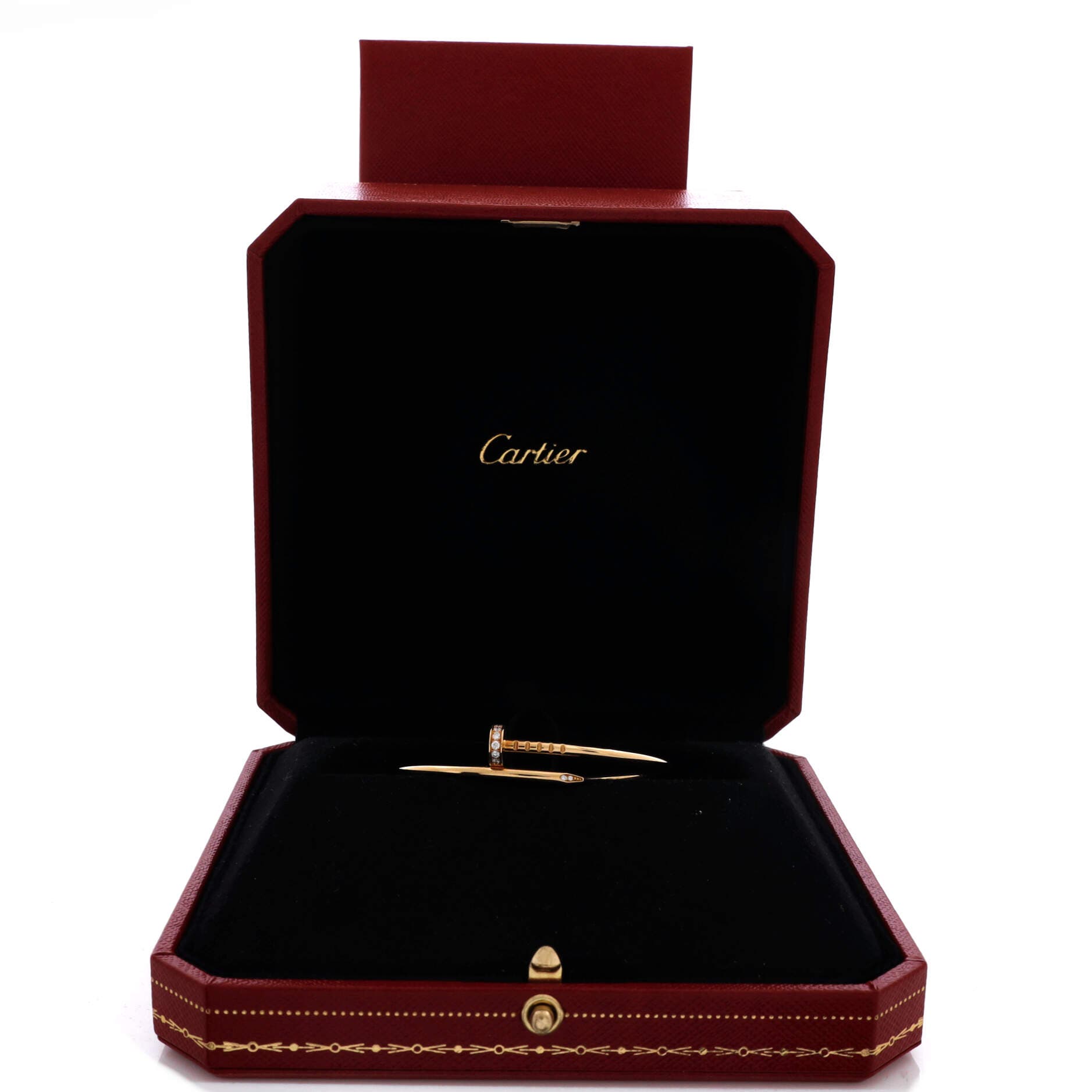 Juste un Clou Bracelet 18K Yellow Gold with Diamonds Small, Alternate, color, Metallic Gold