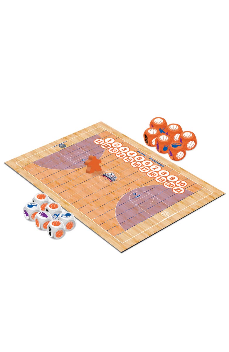 FoxMind Games Sports Dice Basketball Fun Family Game, Alternate, color, Multicolored