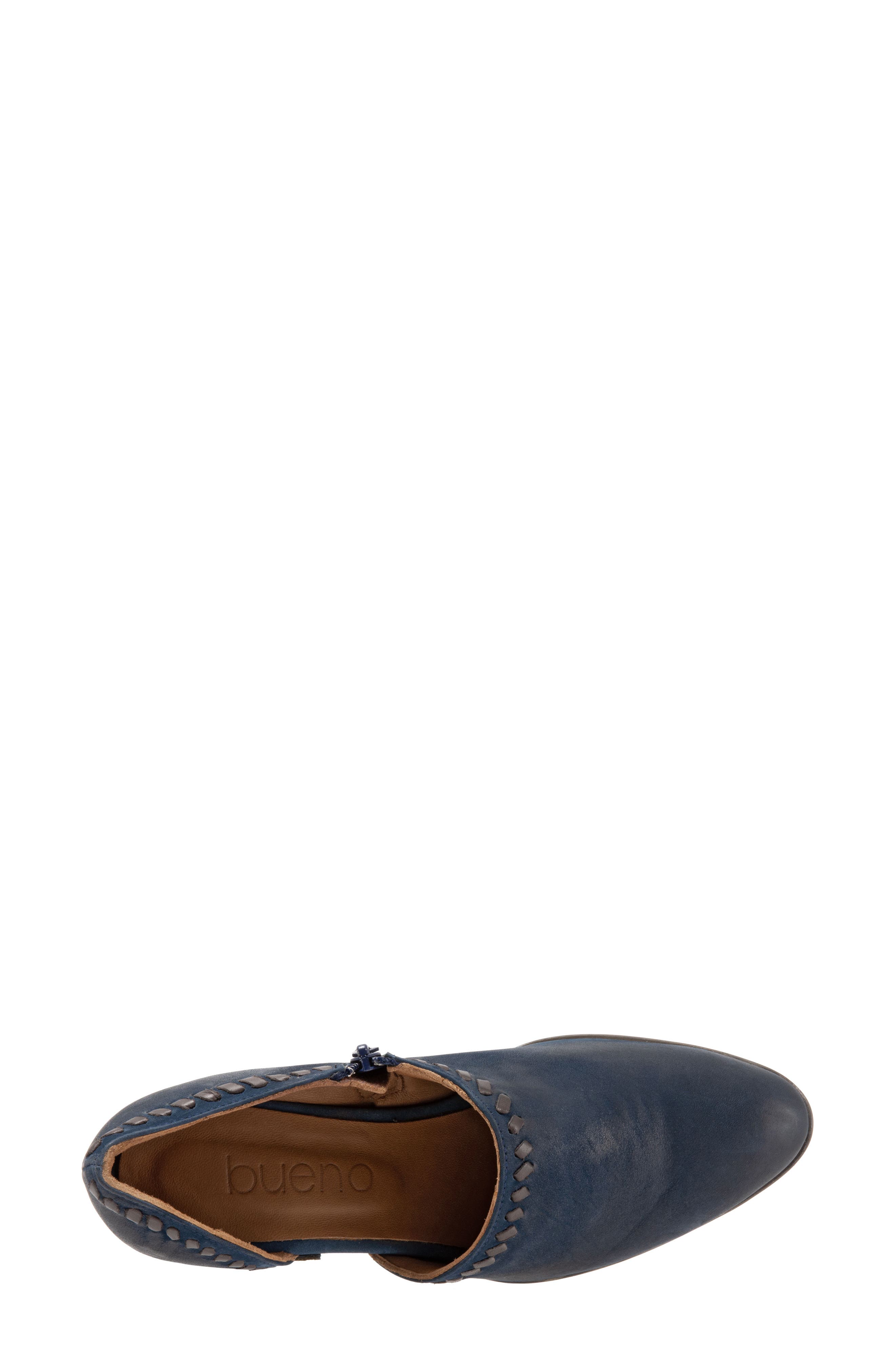Lauren Half d'Orsay Flat, Alternate, color, BLUE NUBUCK