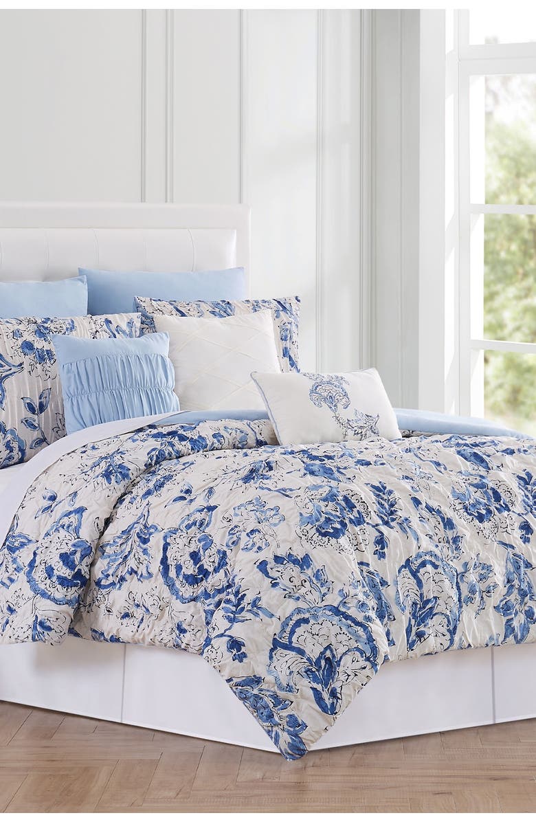 Modern Threads 8-Piece Fashion Comforter Set Ines - King, Main, color,