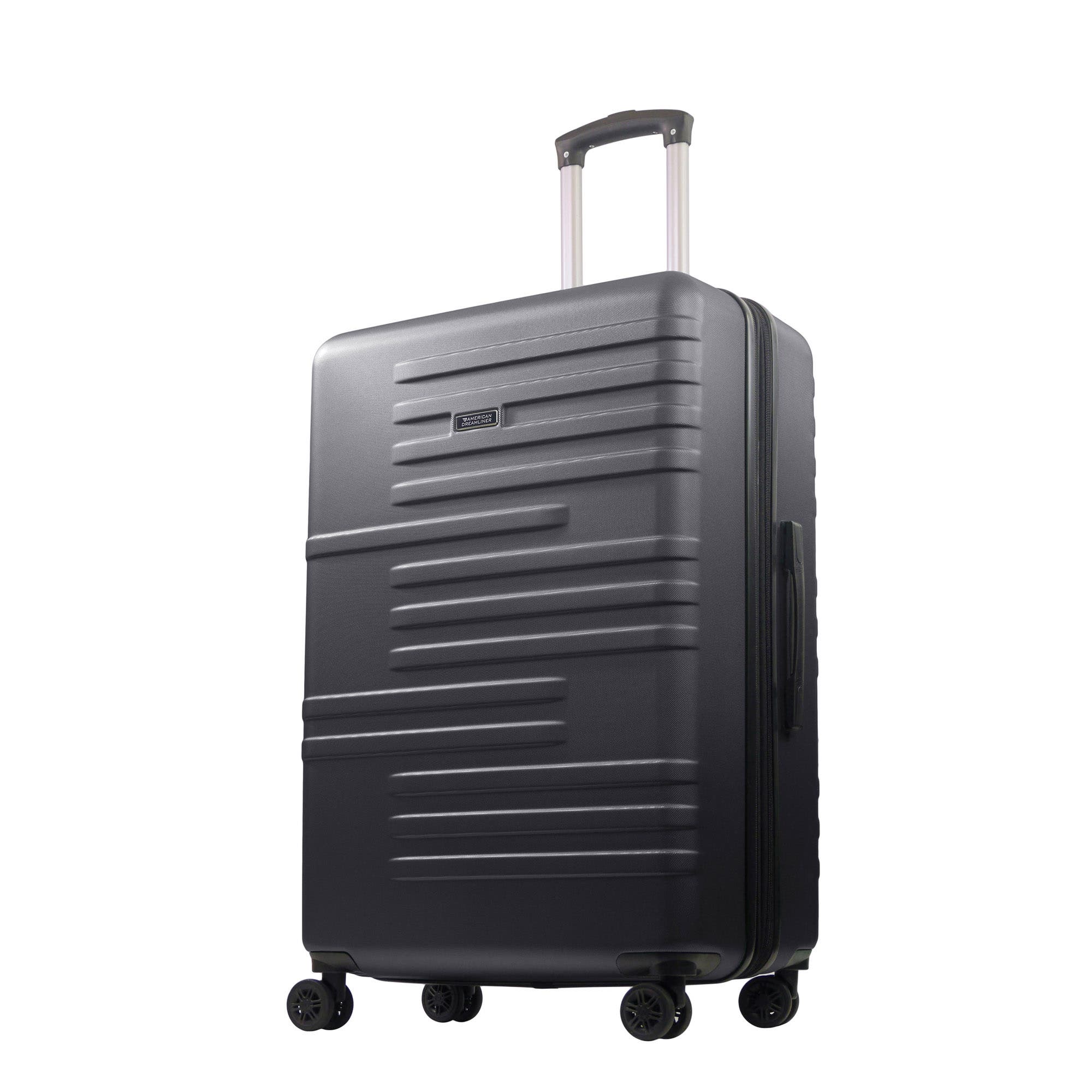 American Dreamliner 30" Hardside Luggage with Expansion, Main, color, Black