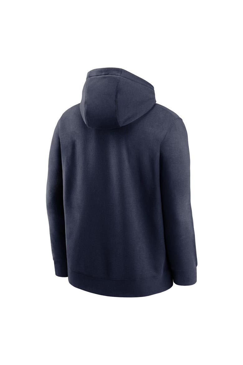 Men's Nike College Navy Seattle Seahawks City Code Club Fleece Pullover Hoodie, Alternate, color, Navy