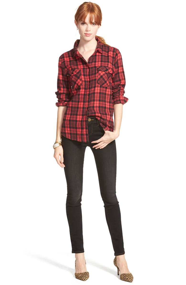 Sanctuary 'Hoyden' Plaid Flannel Shirt, Alternate, color,
