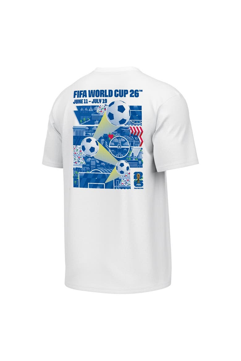 Men's Outerstuff White 2026 FIFA World Cup Philadelphia Host City Poster Graphic T-Shirt, Alternate, color, White