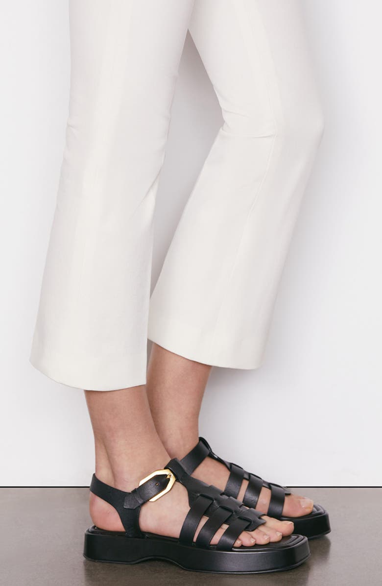 FRAME Le Crop Mini Bootcut Trousers, Alternate, color, Blanc