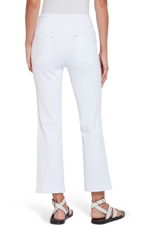 Lyssé Lysse Ankle Denim Baby Bootcut In White
