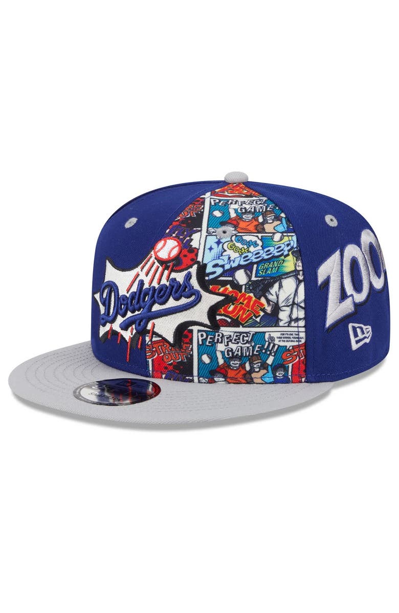 New Era Men's New Era Royal/Gray Los Angeles Dodgers 2025 MLB Diamond Hero Edition 9FIFTY Snapback Hat, Main, color, 