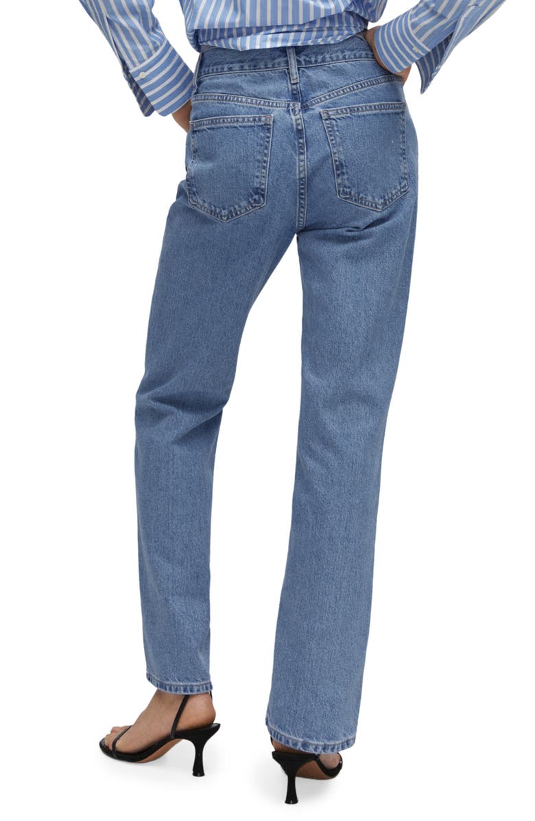 MANGO Straight Leg Jeans, Alternate, color,