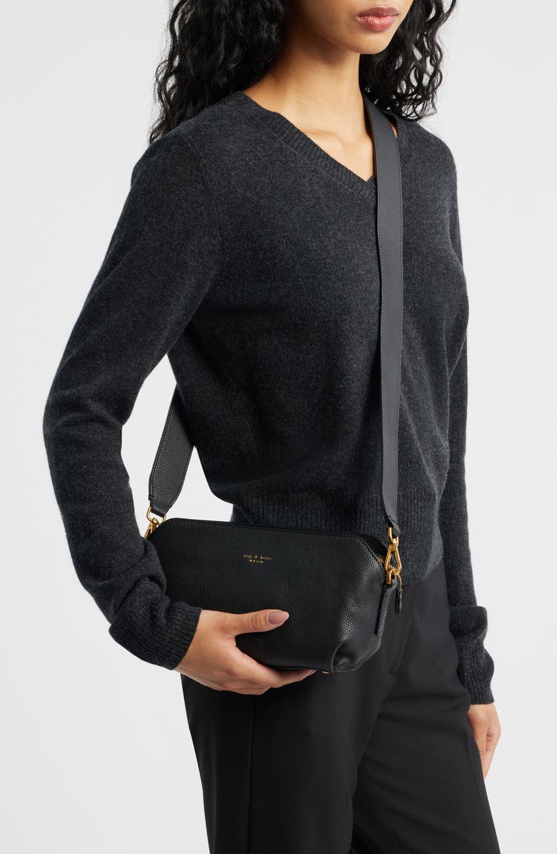 rag & bone Gramercy Leather Crossbody Bag, Alternate, color,