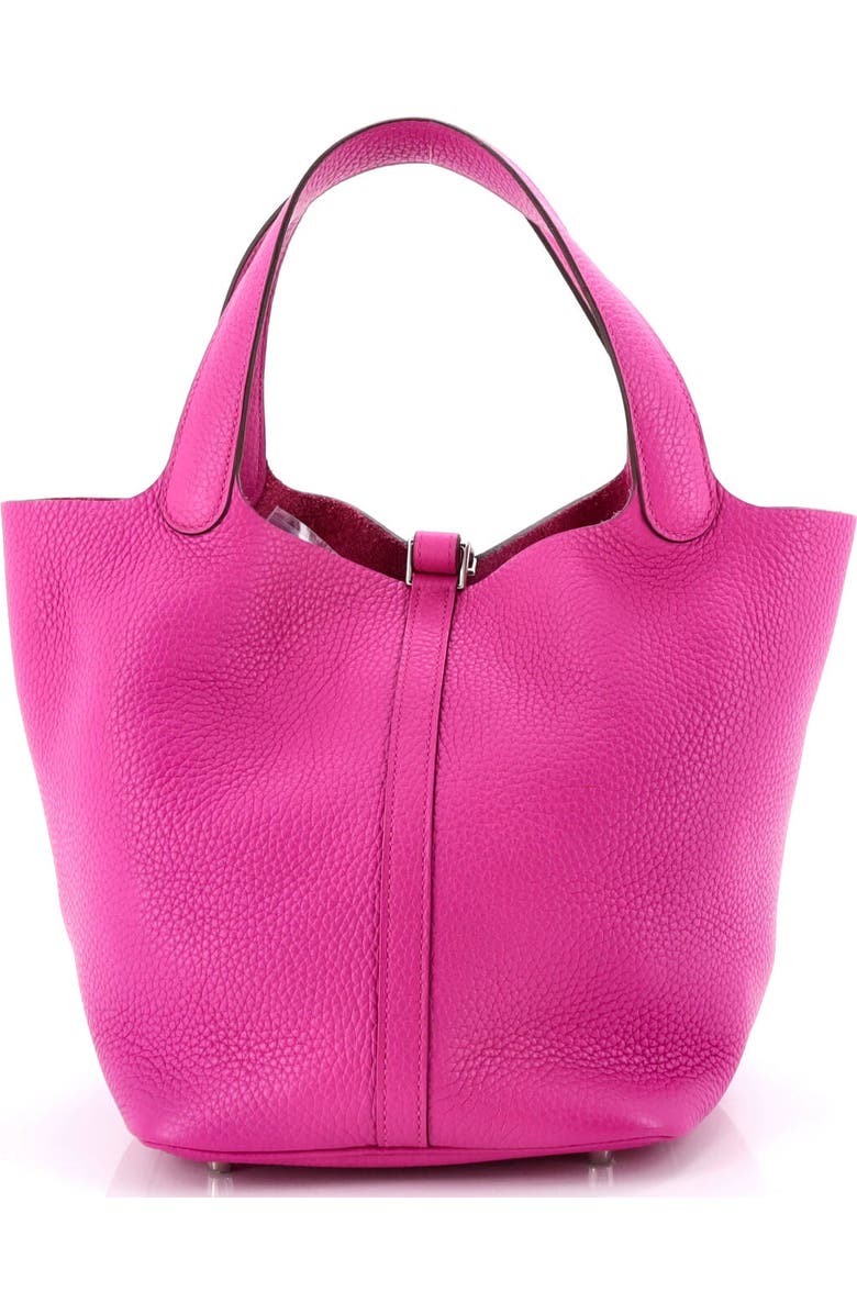 Pre-Owned Hermes Picotin Lock Bag Clemence MM, Alternate, color, Magnolia