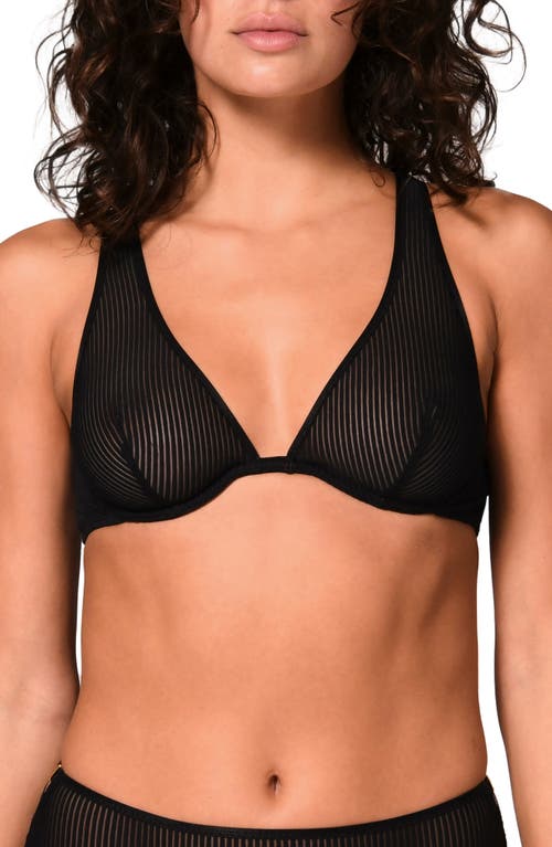 Simone Perele Angele Triangle Underwire Bra In Black
