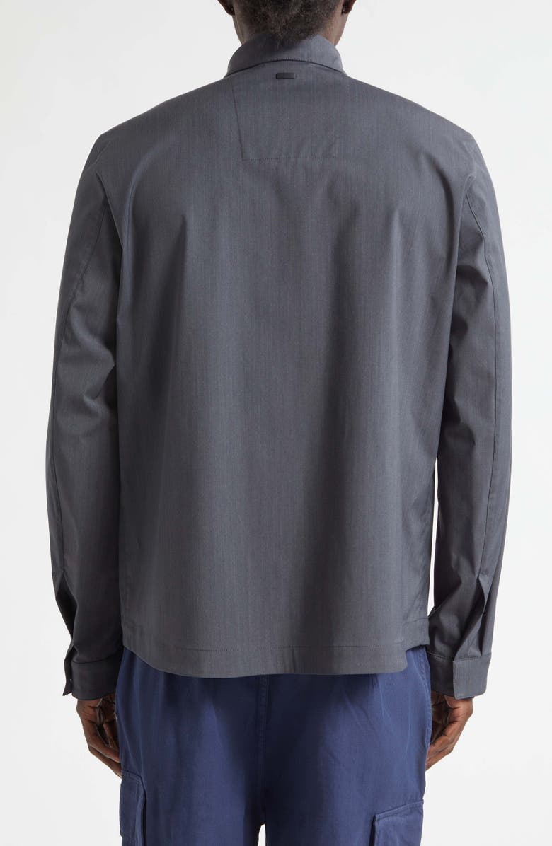 Herno Tech Shirt Jacket, Alternate, color, 9487 Iron