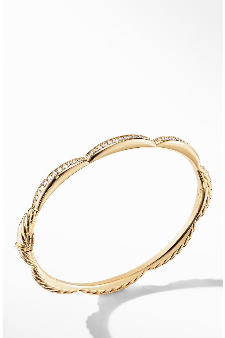Tides Three Station Bracelet in 18K Yellow Gold with Diamonds, Main, color, GOLD/ DIAMOND