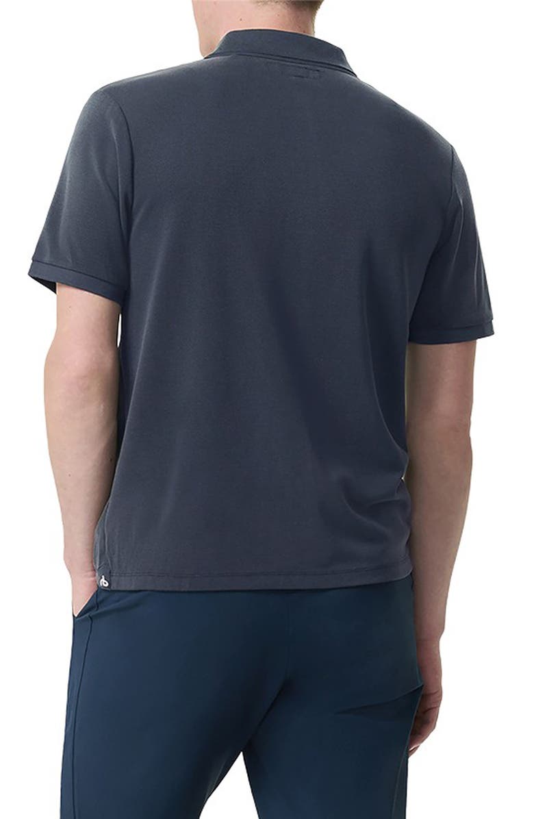 rag & bone Slim Fit Tech Piqué Polo, Alternate, color, Sal