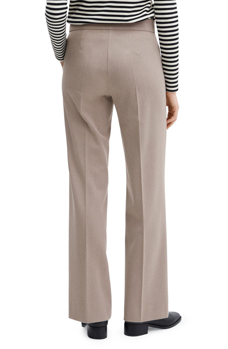 MANGO Jacquard Wide Leg Pants, Alternate, color, 