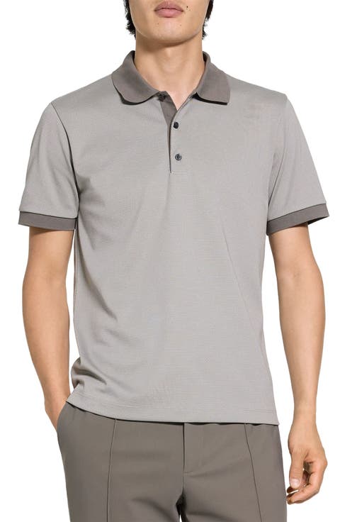 Geometric Jacquard Polo