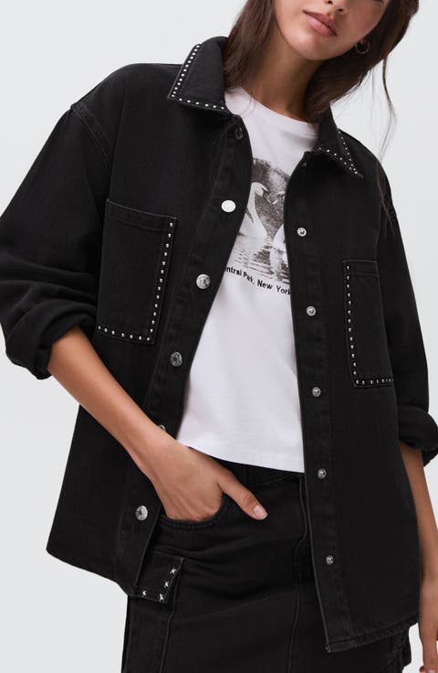 Studded Denim Jacket