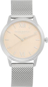 Olivia Burton Swirl LE Mesh Strap Watch, 32mm