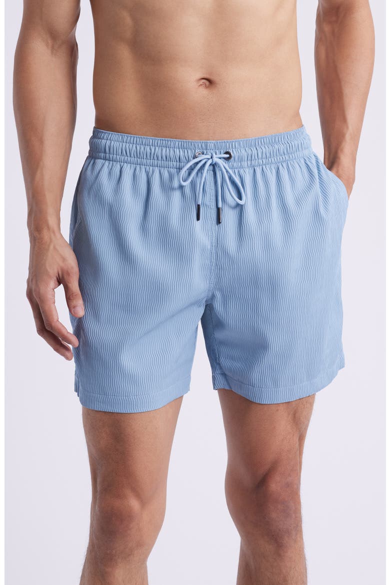 Misty Breezes 5.5-Inch Swim Trunks, Main, color, DUSTY BLUE