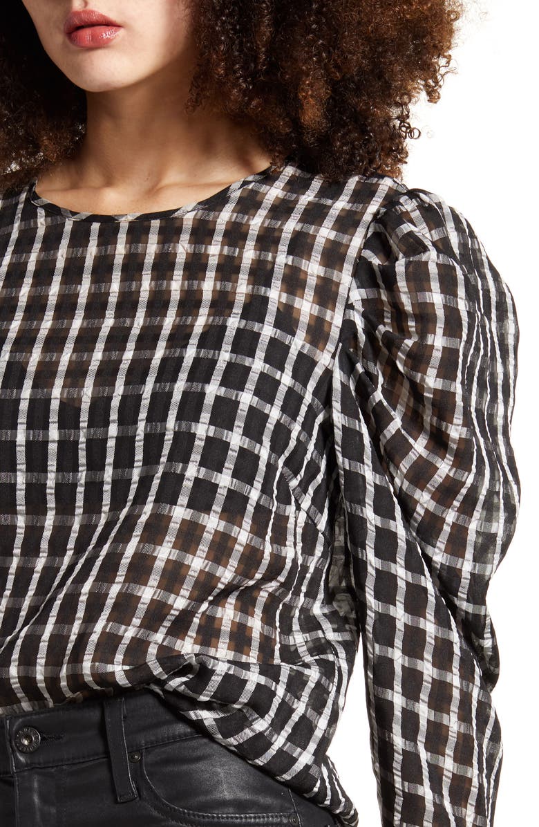 VERO MODA Puff Sleeve Top, Alternate, color, 