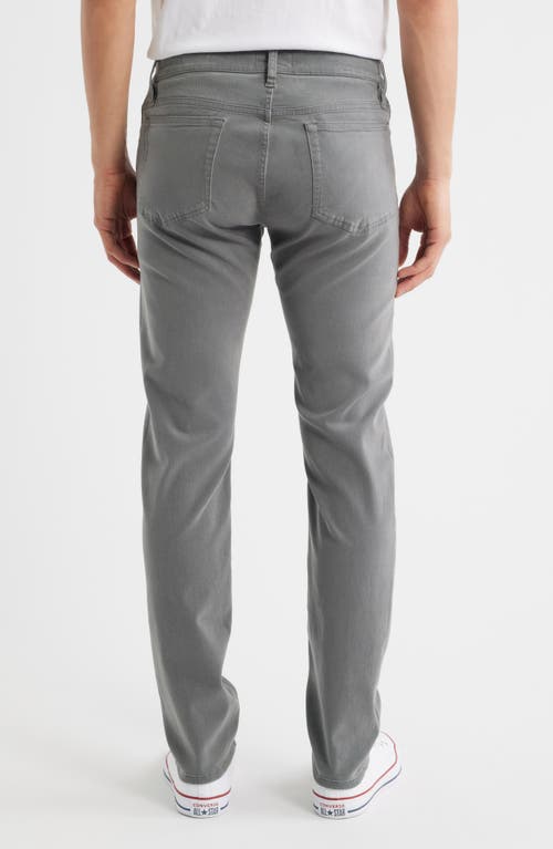 Frame L'homme Slim Fit Five-pocket Twill Pants In Gray