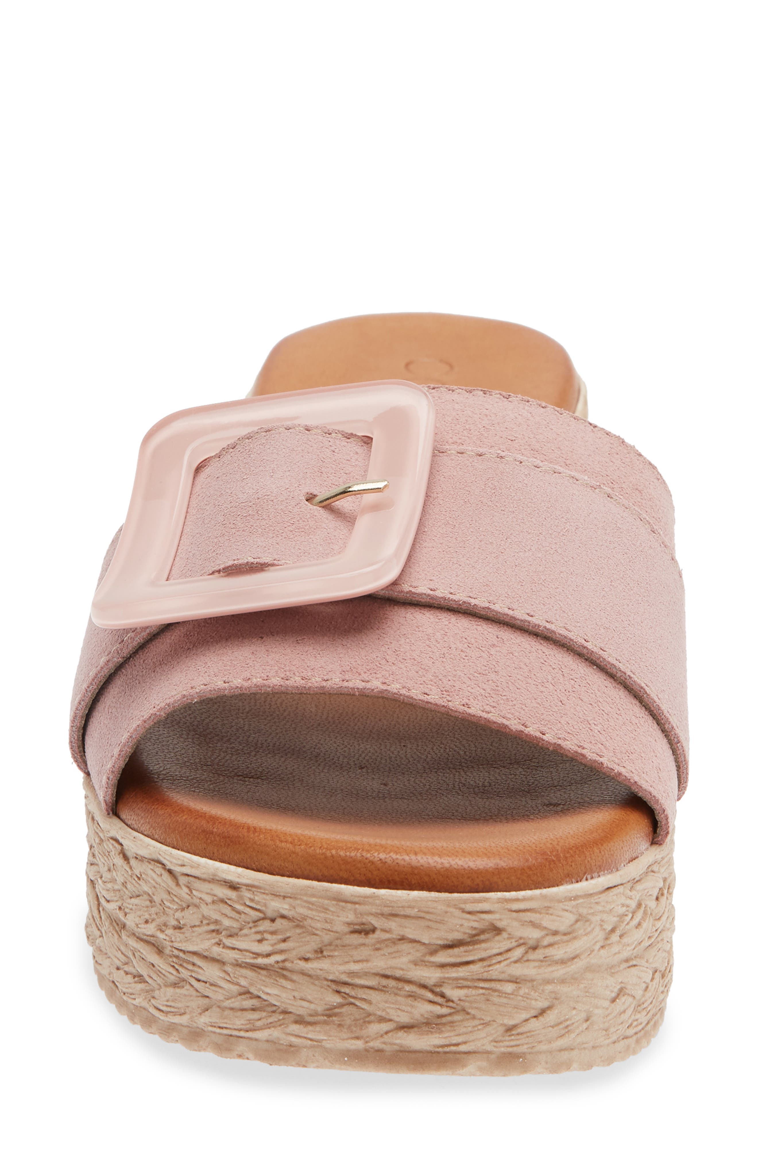 Beckett Platform Sandal, Alternate, color, ROSA SUEDE