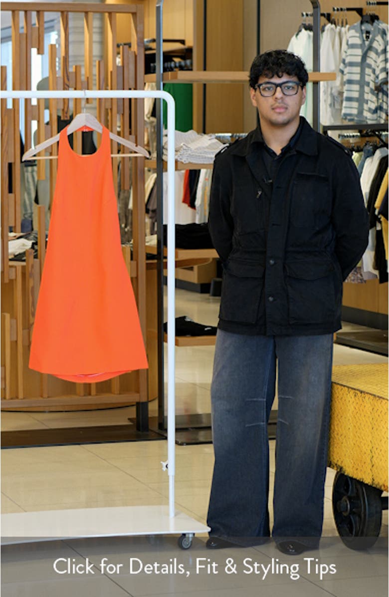 Donahue Halter Cocktail Minidress, sales video thumbnail