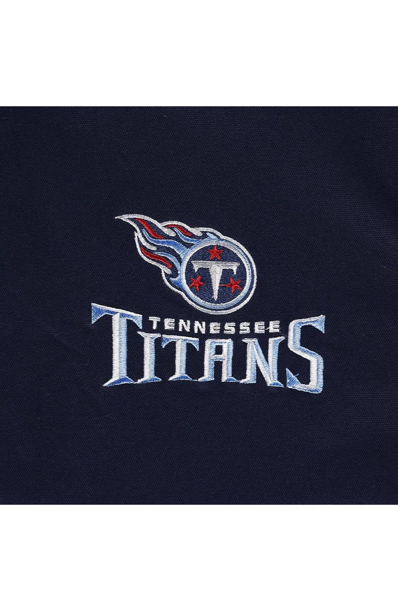 DUNBROOKE Men's Dunbrooke Navy Tennessee Titans Journey Workwear Tri-Blend Full-Zip Jacket, Alternate, color, Navy