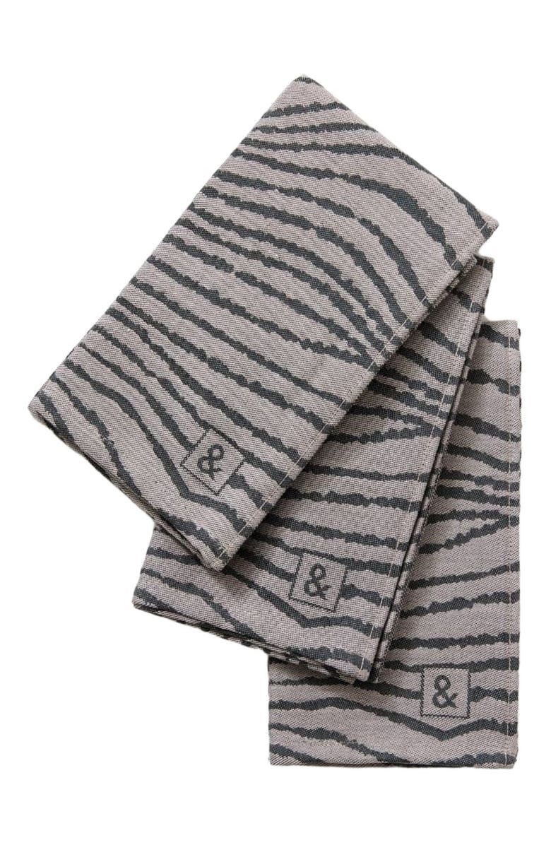 Hedley & Bennett STAR WARS Beskar Chef's Towels, Alternate, color, Char