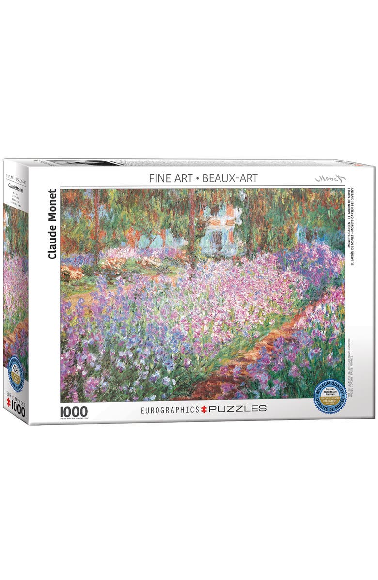 Eurographics Monet's Garden by Monet Puzzle, 1000 Pieces, Main, color, Multicolored