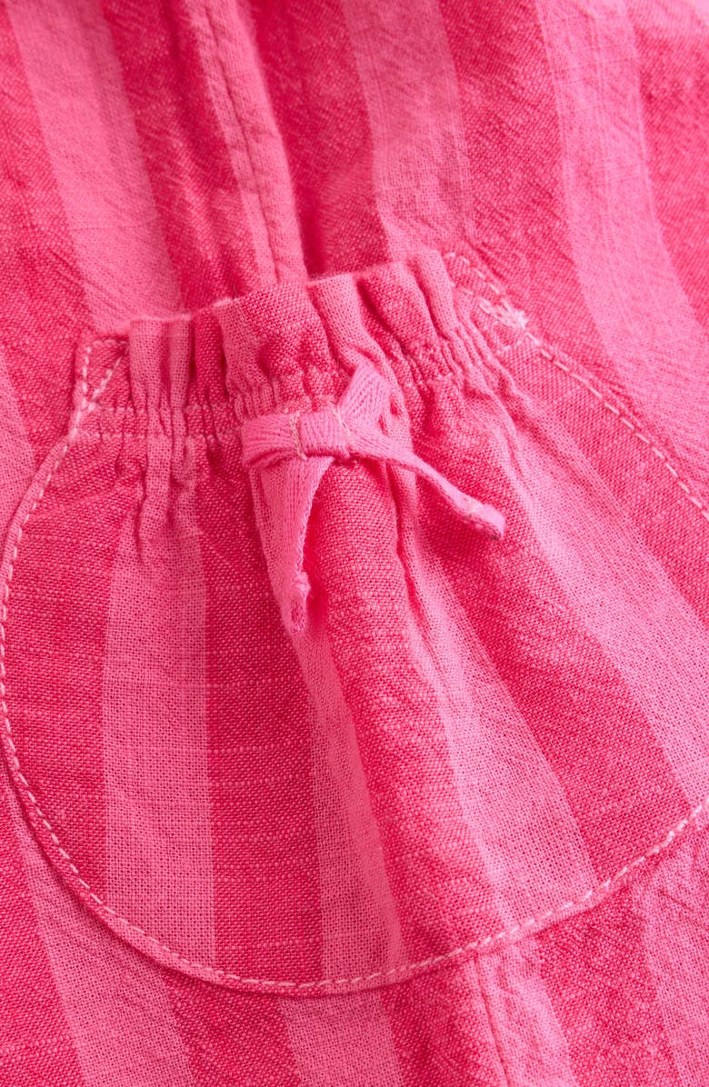 NEXT Stripe Peplum Top & Pants Set, Alternate, color, Red Stripe