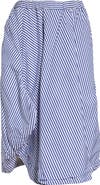 Comme des Garçons Comme des Garçons Stripe Asymmetric Cotton Midi Skirt