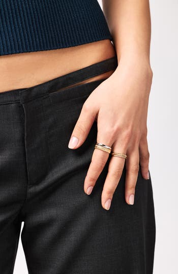 Ana Luisa Solid White Gold - Slim Eclipse Ring | Nordstrom