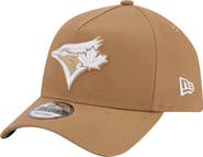 New Era Men's New Era Khaki Toronto Blue Jays A-Frame 9FORTY Adjustable Hat