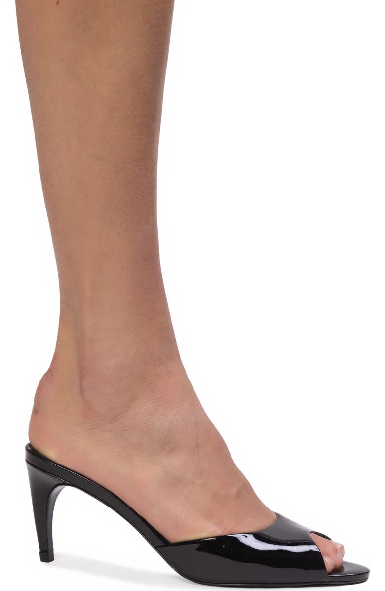 BLACK SUEDE STUDIO Jazz 70 Mule, Alternate, color, Black Patent Leather