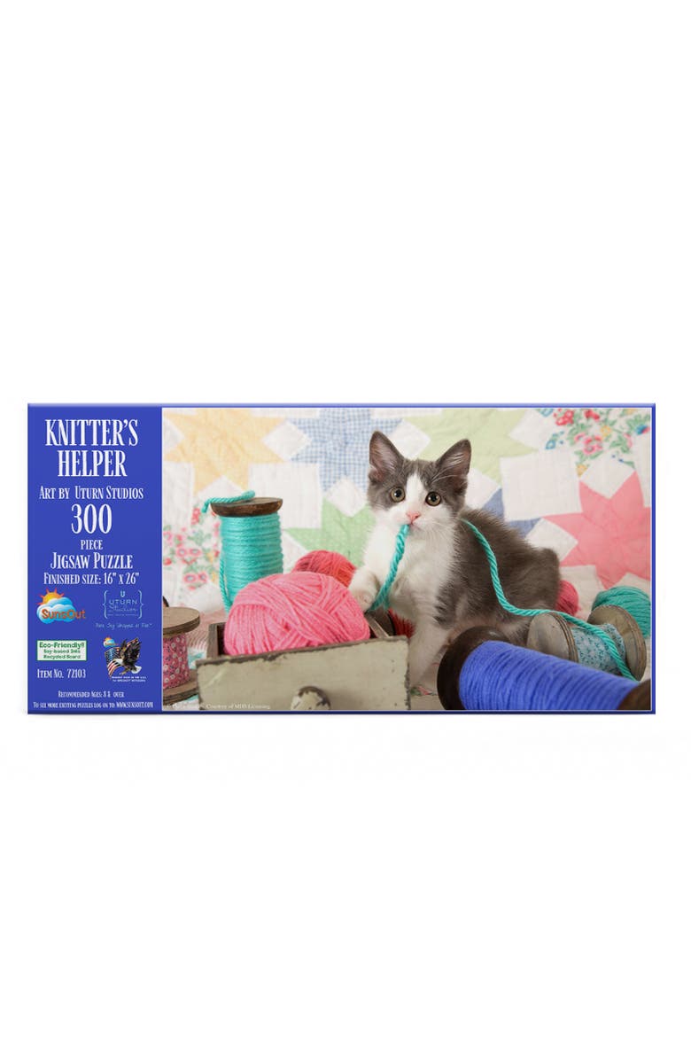 Knitter's Helper 300 piece Jigsaw Puzzle for Adults, Alternate, color, Multicolor