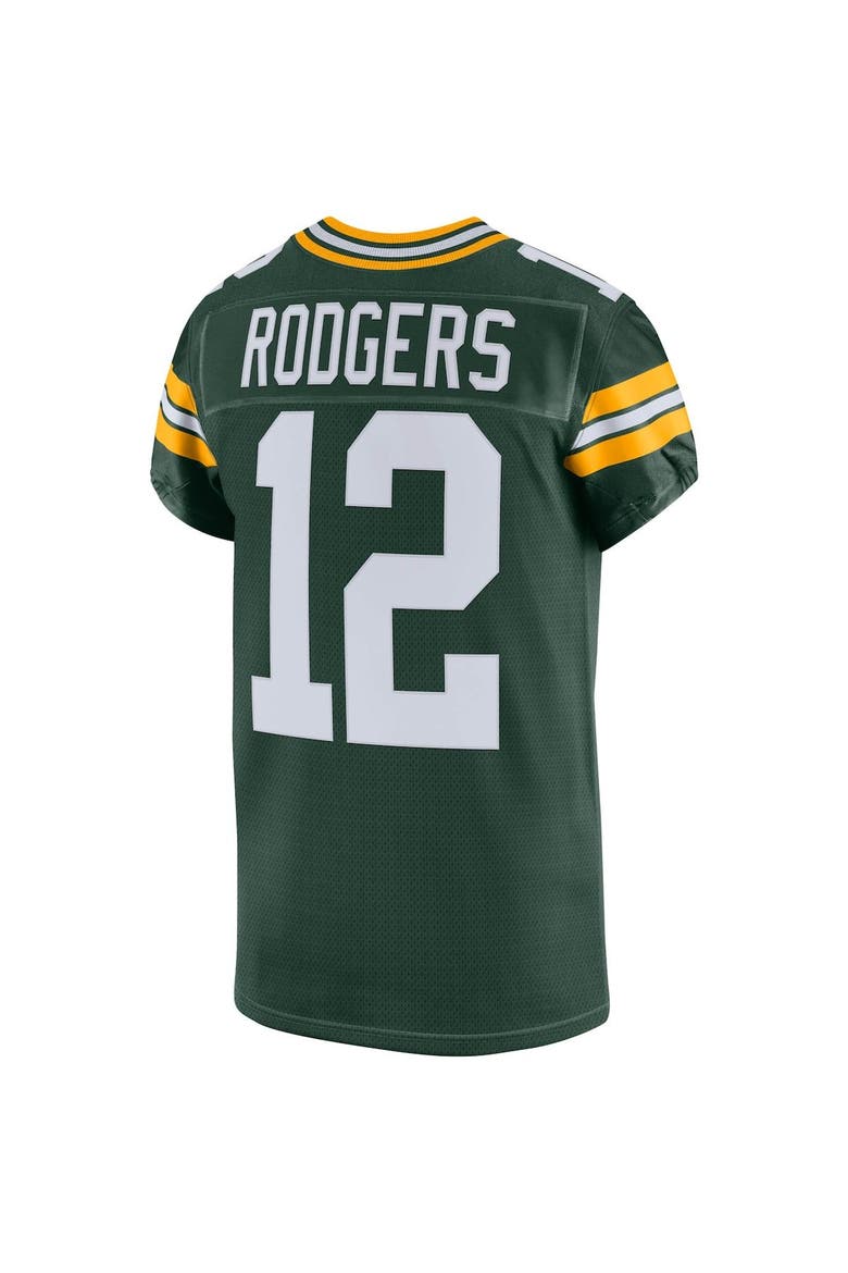 Men's Nike Aaron Rodgers Green Green Bay Packers Vapor Elite Jersey, Alternate, color, Green