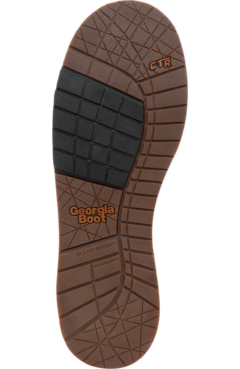 Georgia Boot Amp Lt Wedge Waterproof Pull On Work Boot, Alternate, color, Brown