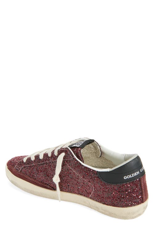 Golden Goose Super-star Glitter Low Top Sneaker In Multi