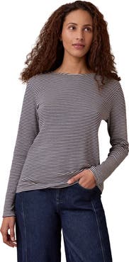 Celtic & Co. Cotton Striped Long Sleeve Top
