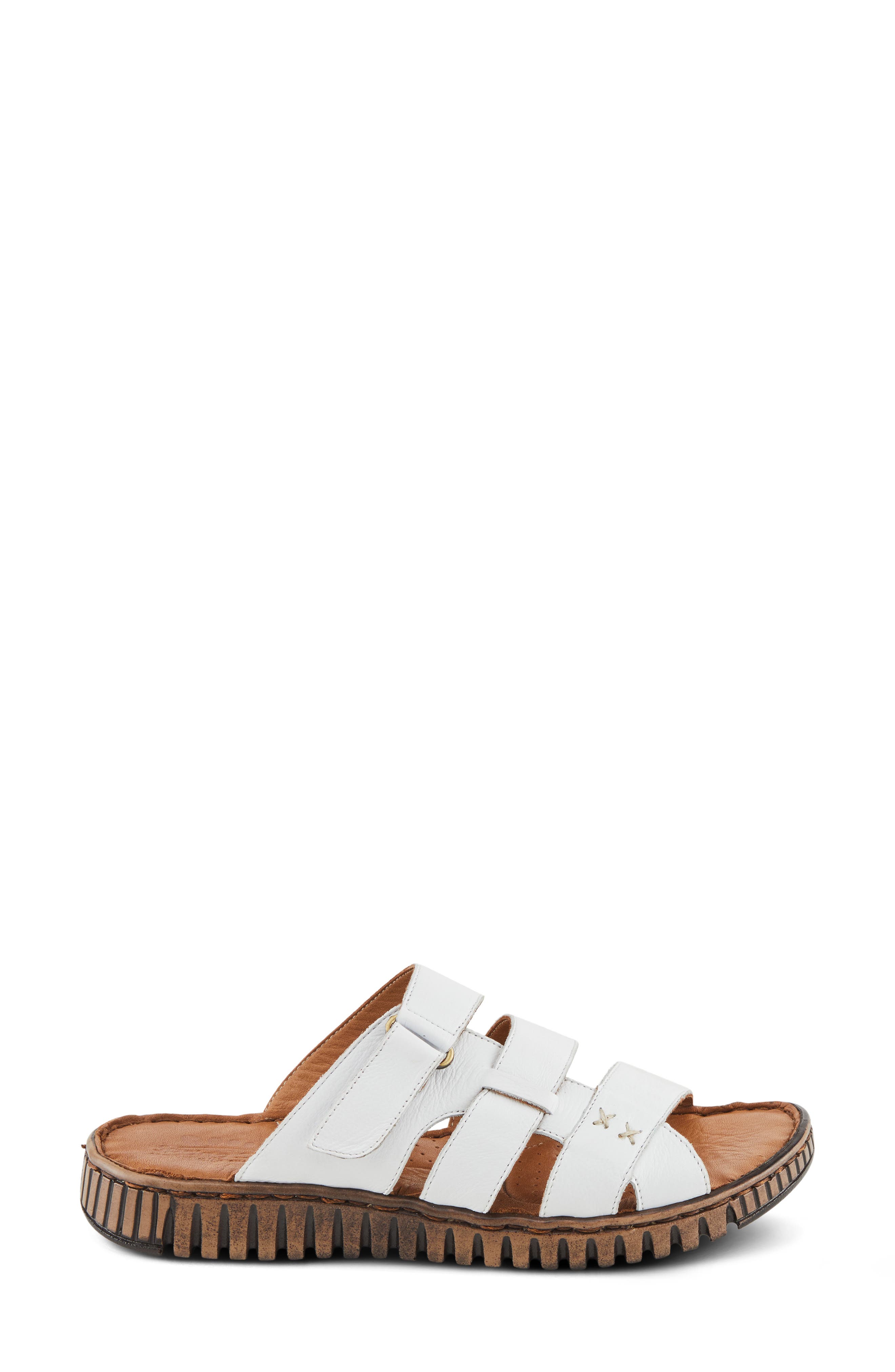 Olly Slide Sandal, Alternate, color, WHITE