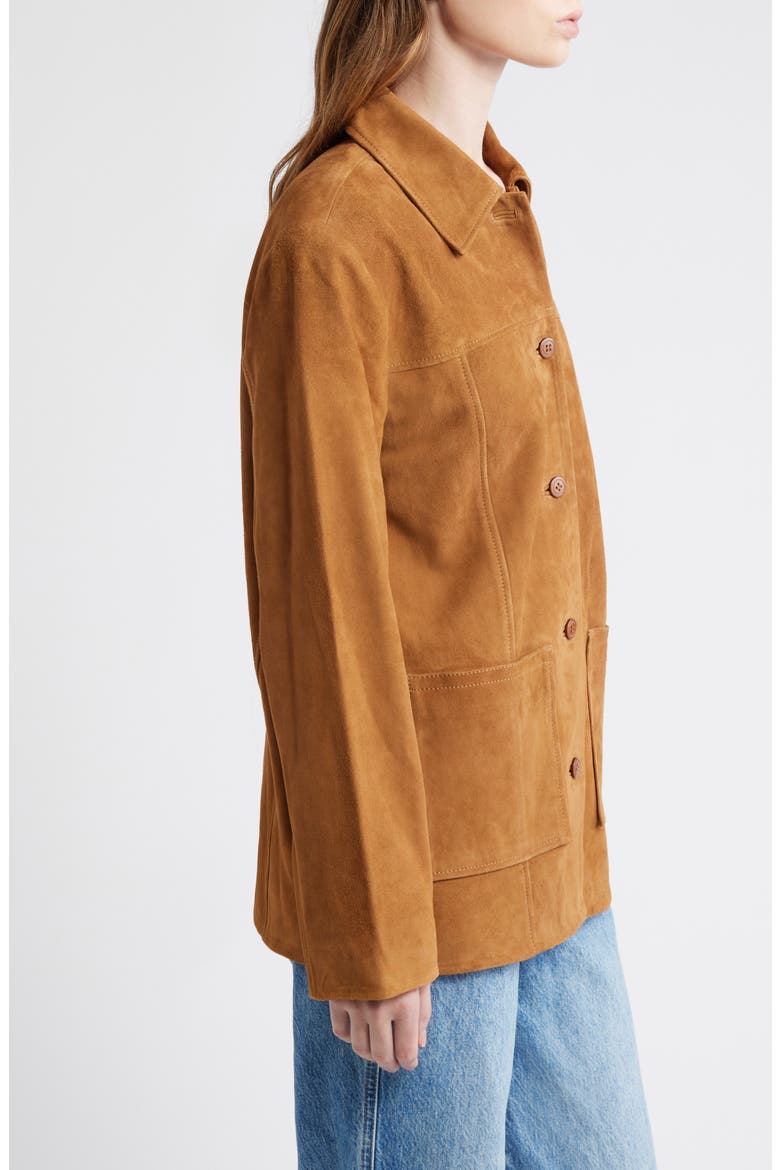Veda Lincoln Suede Shirt Jacket, Alternate, color, TOPANGA CANYON