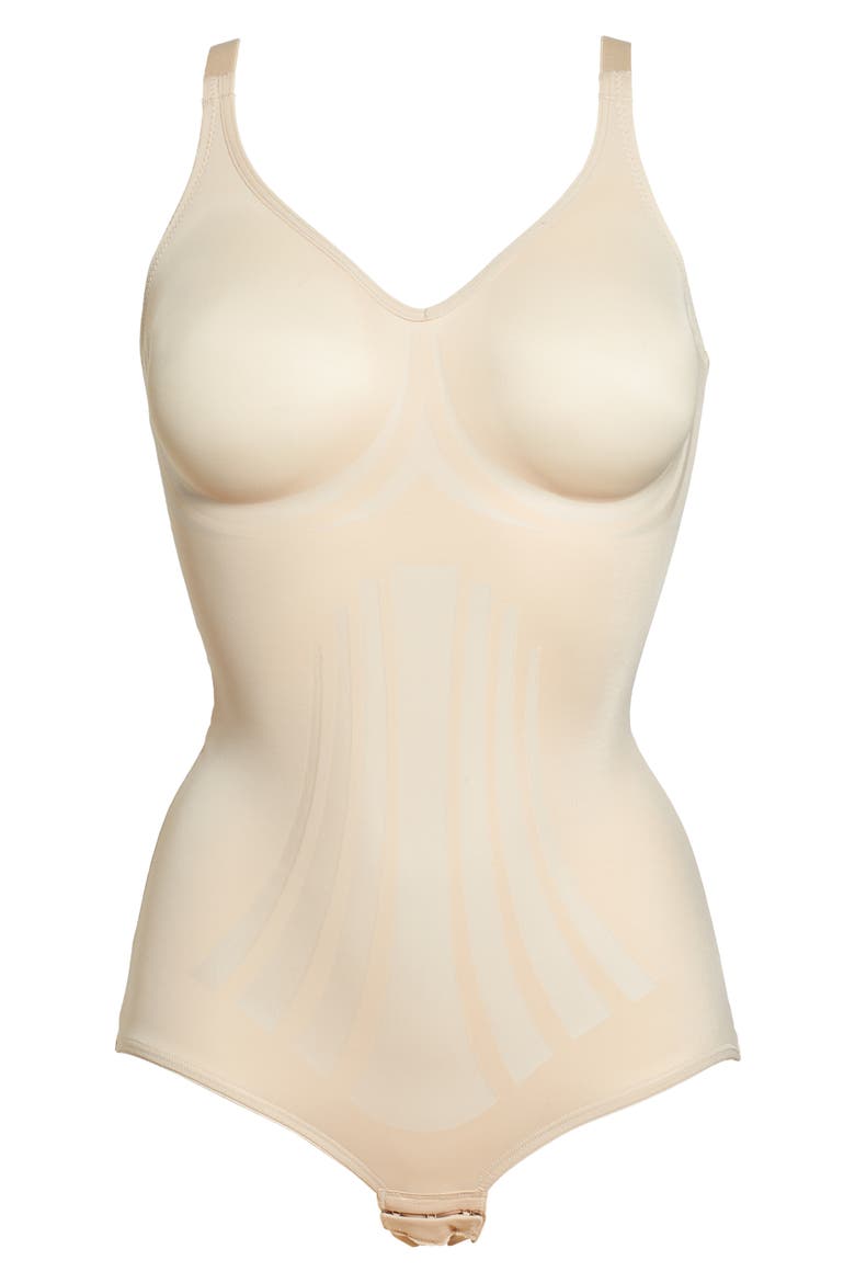 Modern Miracle™ Wireless Shaping Bodysuit, Alternate, color, WARM BEIGE