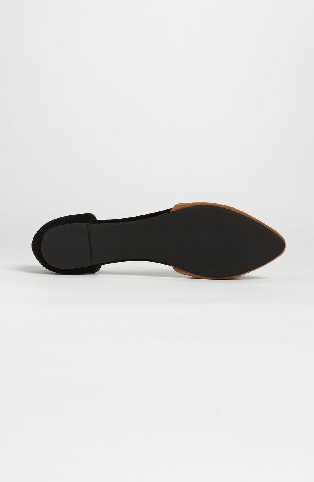 'In Love' Flat, Alternate, color, NUDE SUEDE/ BLACK SUEDE