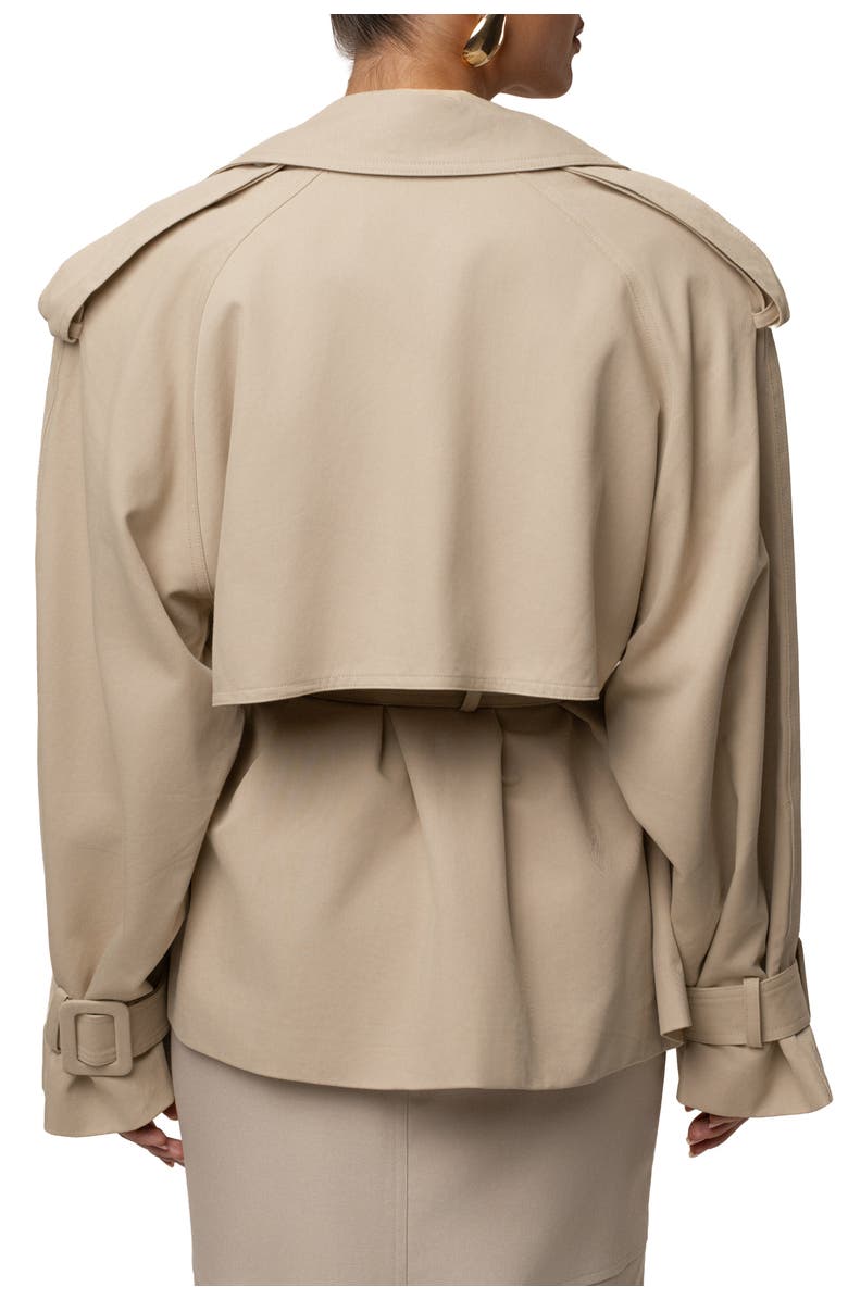JLUXLABEL Classic Oversized Trench, Alternate, color, Khaki