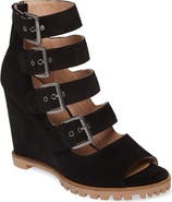 Linea Paolo Wisteria Buckle Wedge Sandal