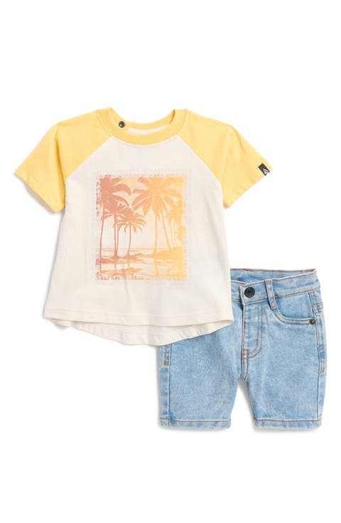 Raglan Sleeve T-Shirt & Shorts Set (Baby)
