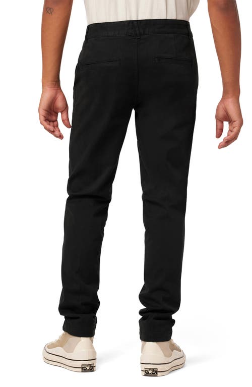 Hudson Jeans Classic Slim Straight Leg Stretch Chinos In Black
